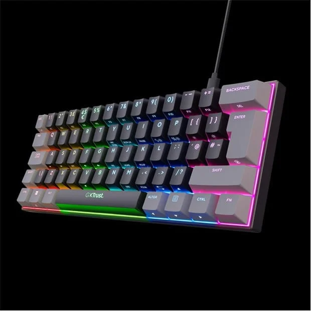 Trust GXT 867 Acira 60% Wired Mechanical Keyboard, image 1 of 1