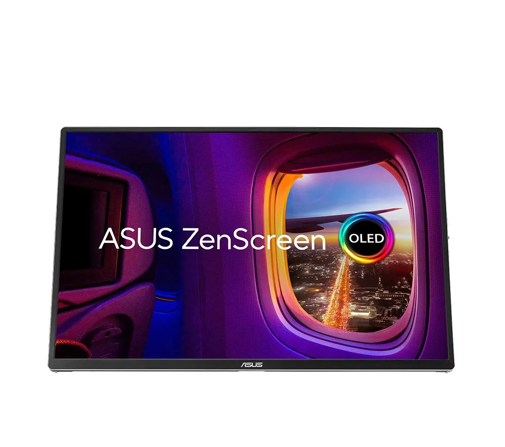 ASUS ZenScreen MQ16FC Full HD 16" OLED Portable Monitor - Grey, Silver/Grey,Black, image 1 of 1
