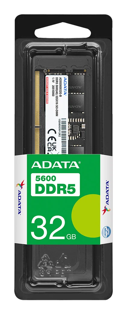 Adata 32GB (1x32GB) DDR5 5600MT/s Desktop Memory - Black