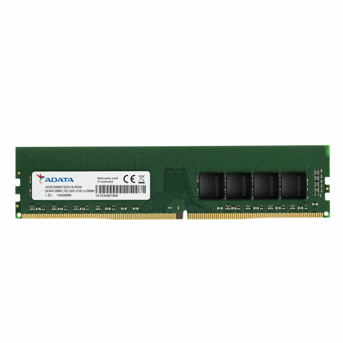 ADATA Premier 8GB DDR4 2666MHz CL19 Desktop Memory - AD4U26668G19-SGN, image 1 of 1