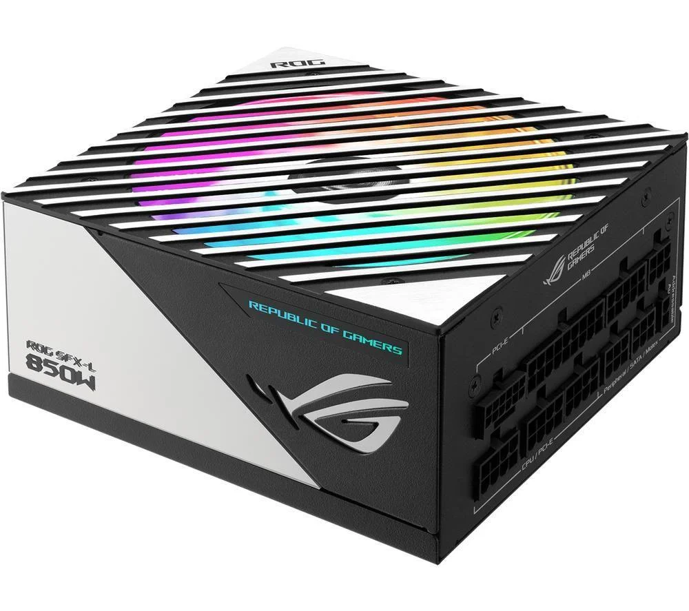ASUS ROG LOKI SFX-L 850W Platinum PCIe 5.0 ATX 3.1 Fully Modular Power Supply Unit, image 1 of 1
