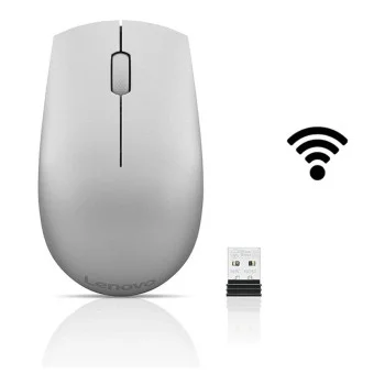 Lenovo 520 Wireless Optical Mouse - Platinum, image 1 of 1
