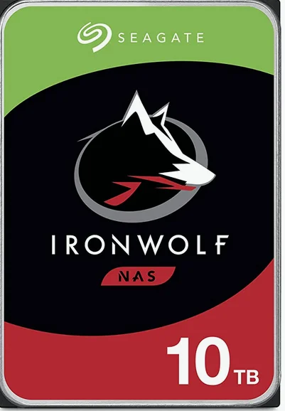 Seagate Ironwolf 10TB 7200RPM 256MB SATA 6b/s 3.5" Hard Drive - ST10000VN000, image 1 of 1
