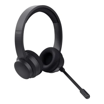 Trust Ayda ENC Wireless On-Ear Stereo Headset - Black, image 1 of 1