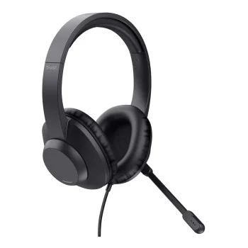 Trust Ayda Max USB Wired Over-Ear Stereo Headset - Black, image 1 of 1