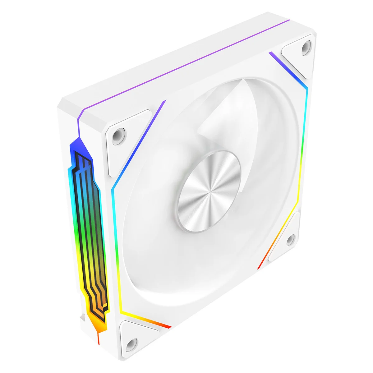 CiT Eclipse Infinity 120mm ARGB PWM Case Fan in White, image 1 of 1