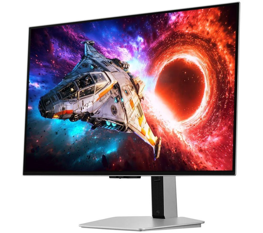 SAMSUNG Odyssey G8 G80SH 4K 32" OLED Gaming Monitor - Silver, Silver/Grey, image 1 of 1