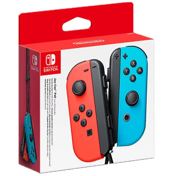 Nintendo Switch Joy-Con Pair: Neon Red/Neon Blue, image 1 of 1