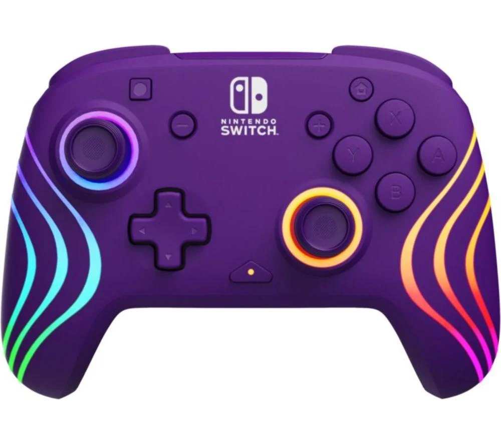 PDP Afterglow Wave Wireless Controller for Nintendo Switch - Purple, image 1 of 1