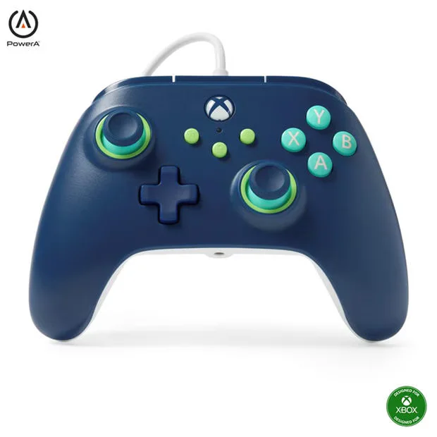 PowerA Wired Controller for Xbox Series X|S - Mariner Blue, image 1 of 1