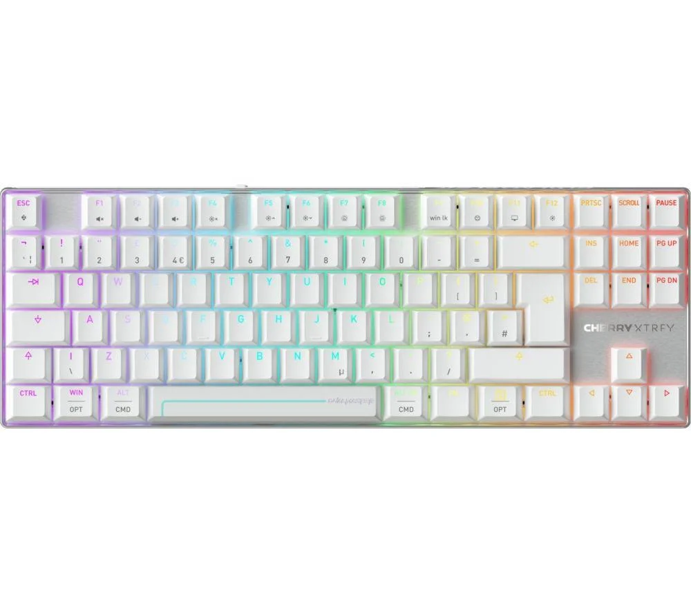 CHERRY MX 8.2 Pro TMR Wireless Mechanical Gaming Keyboard - White, image 1 of 1