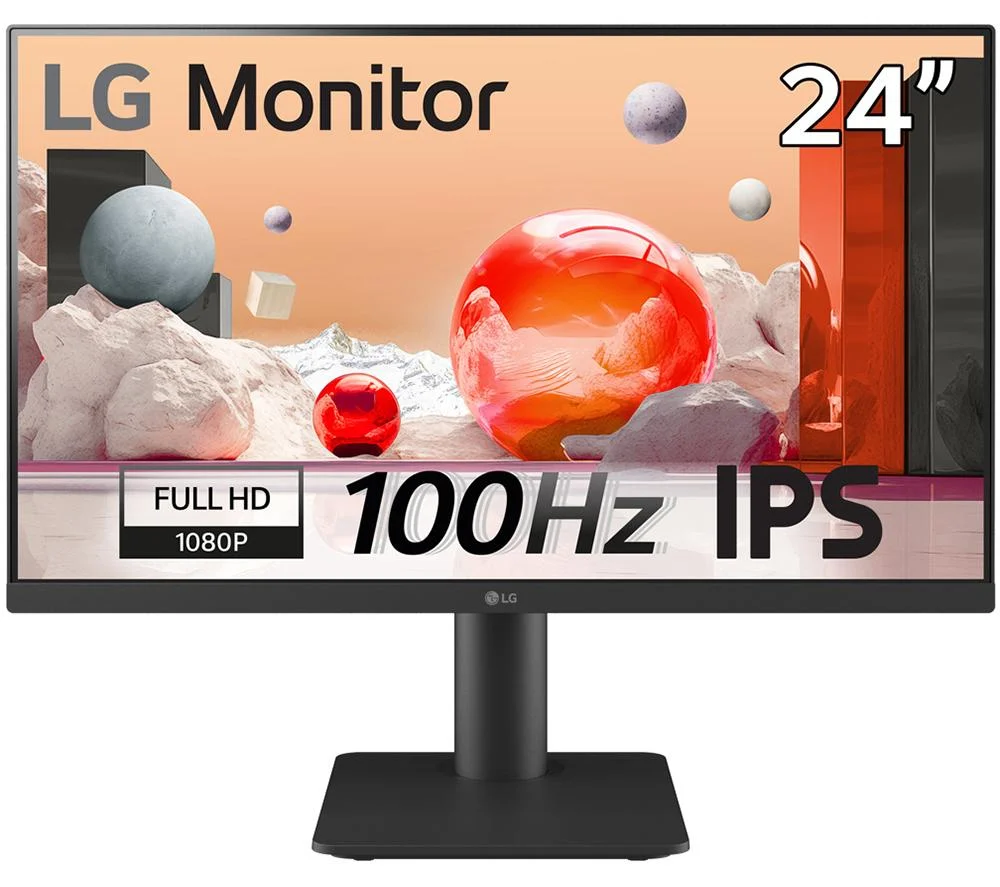 LG 24MS550-B.AEK Full HD 24" IPS LCD Monitor - Black, image 1 of 1