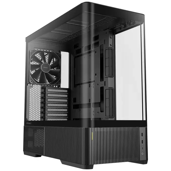 Antec Constellation Curve C6 ATX Mid-Tower Gaming Case - Curved Panoramic Mesh, 360mm Radiator, Tempered Glass - Black, image 1 of 1