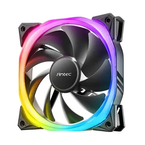 Antec Fusion 120 ARGB Ring 120mm ARGB PWM Case Fan - Black, image 1 of 1