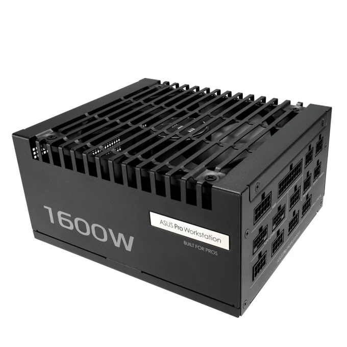 ASUS Pro WS 1600W Platinum ATX 3.1 Power Supply for AI & Workstation Systems, image 1 of 1