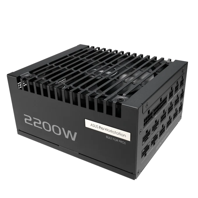 ASUS Pro WS 2200W Platinum ATX 3.1 Power Supply for Workstation & AI Systems, image 1 of 1