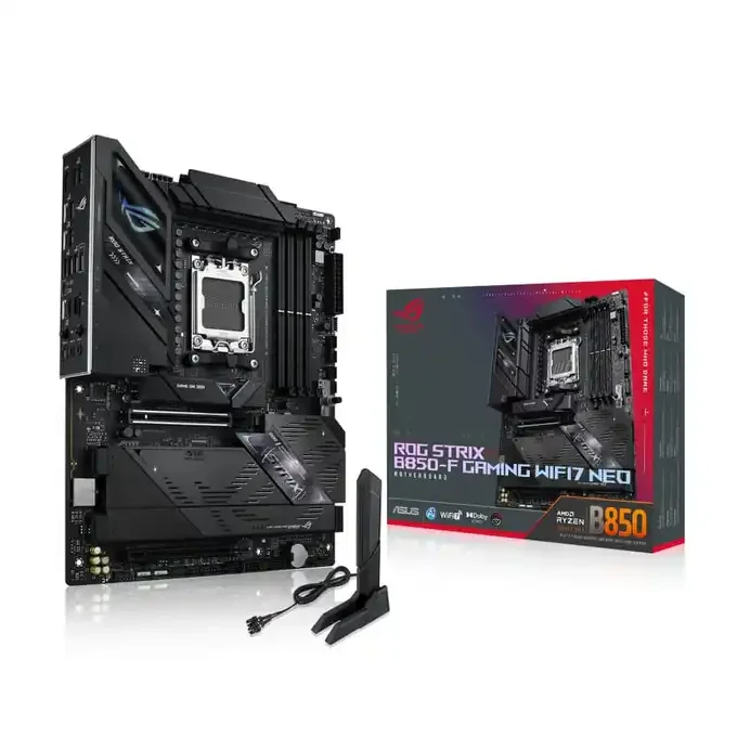 ASUS ROG STRIX B850-F Gaming WIFI7 NEO ATX Motherboard DDR5 PCIe 5.0 AMD AM5, image 1 of 1