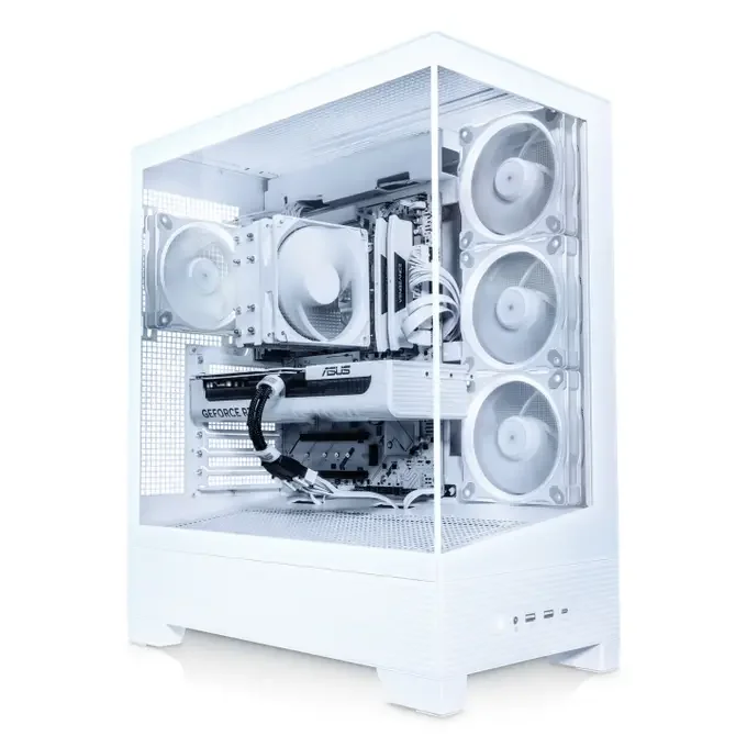 AWD-IT A31 PLUS White AMD Ryzen 5 9600X Nvidia Geforce RTX 5070 12GB Gaming PC, image 1 of 1