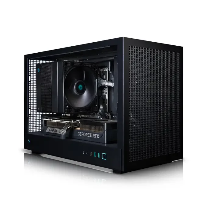 AWD-IT CH260 AMD Ryzen 5 9600X 5.3GHz RTX 5070 Ti 16GB Mini PC for Gaming, image 1 of 1