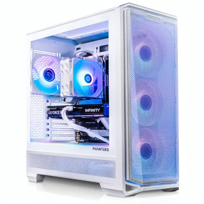 AWD-IT Eclipse G400A Snow AMD Ryzen 9 5950X RTX 5060 Ti 16GB Desktop PC for Gaming, image 1 of 1