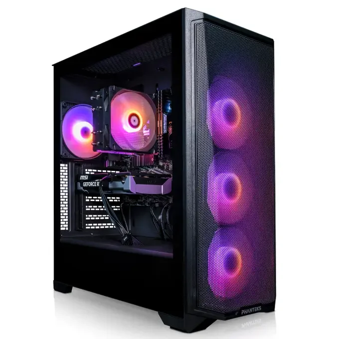 AWD-IT G370A Mesh Intel Core I5 14400F Ten Core Intel ARC B580 12GB Desktop PC for Gaming, image 1 of 1