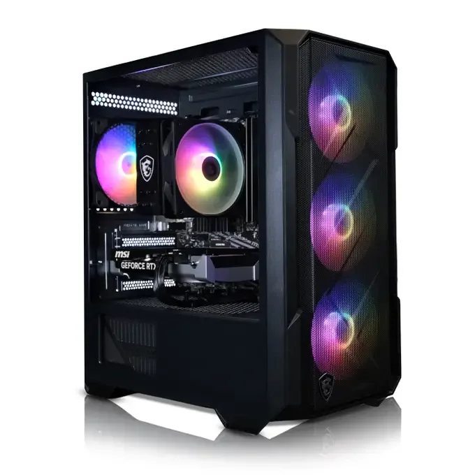 AWD-IT Nyx AMD Ryzen 5, NVIDIA RTX 5060 8GB, 16GB RAM & 1TB SSD - Windows 11 PreBuilt Gaming PC, image 1 of 1