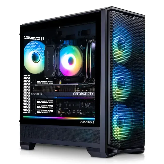 AWD-IT Quantum Series Abyss - Ryzen 5 9600X, RTX 5080 16GB Desktop AI Gaming PC, image 1 of 1