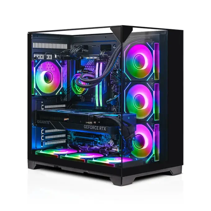 AWD-IT Quantum Series Phantom - Ryzen 7 9800X3D, RTX 5080 16GB Desktop AI Gaming PC, image 1 of 1
