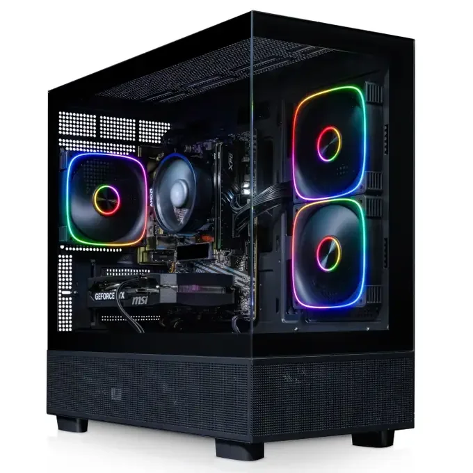 AWD-IT Solar Intel Core i5 14400F 10 Core RTX 5070 Ti 16GB Desktop PC for Gaming, image 1 of 1
