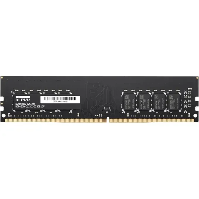 KLEVV 8GB 3200Mhz DDR4 Memory - KD48GU880-32N220A, image 1 of 1