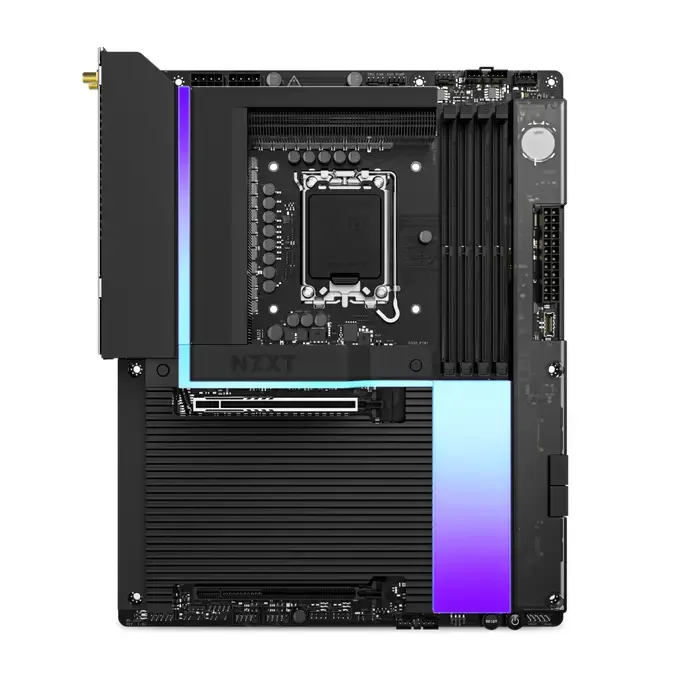 NZXT N9 Z890 Matte Black Intel ATX DDR5 WIFI 7 Motherboard LGA 1851 - N9-Z89XT-B1, image 1 of 1