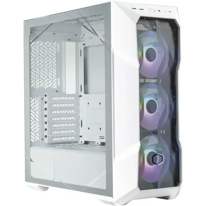 Cooler Master TD500 Mesh V2 ARGB Tempered Glass Mid Tower Gaming PC Case - White - TD500V2-WGNN-S00, image 1 of 1