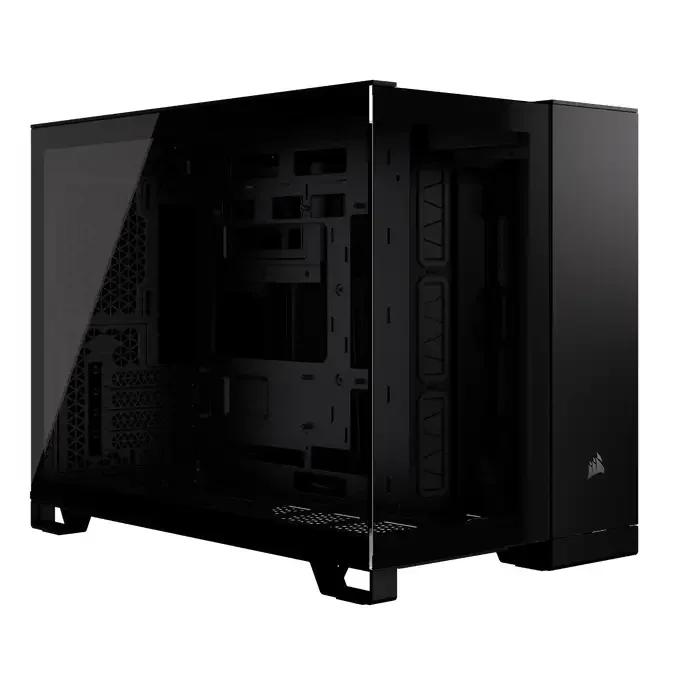 Corsair 2500X Tempered Glass Micro ATX Dual Chamber PC Case - Black - CC-9011265-WW, image 1 of 1