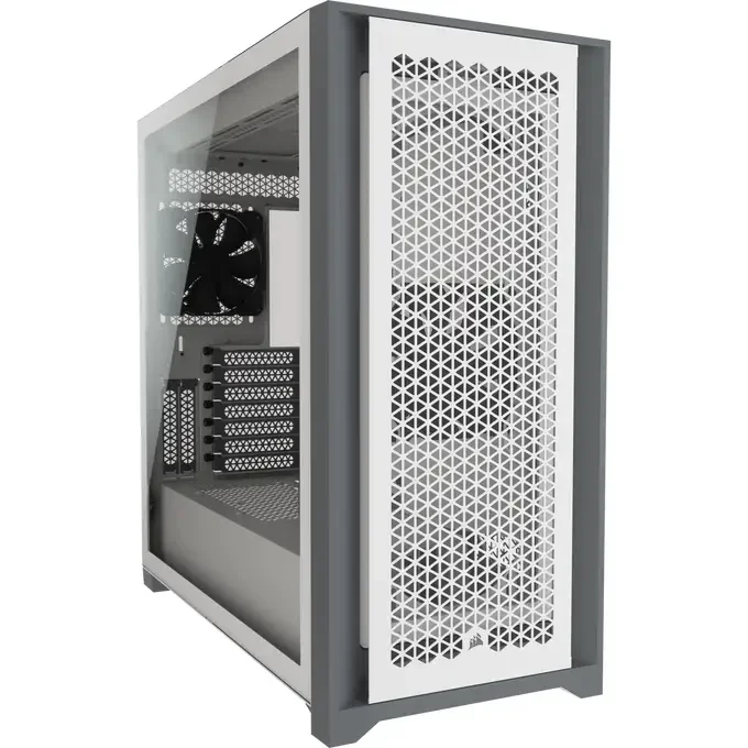 Corsair 5000D Airflow White Mid Tower Tempered Glass PC Gaming Case - CC-9011211-WW, image 1 of 1