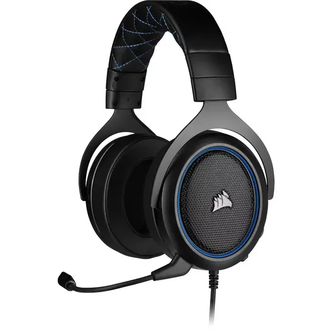 Corsair HS50 PRO Stereo Wired Gaming Headset BLUE - CA-9011217-EU, image 1 of 1