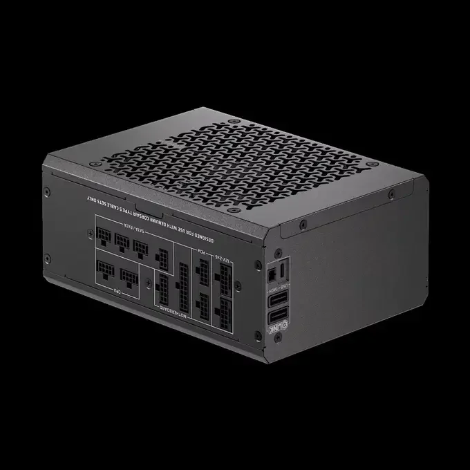 CORSAIR HX1500i SHIFT 1500W 80 PLUS Platinum ATX 3.1 Fully Modular Power Supply - Black - CP-9020269-UK, image 1 of 1