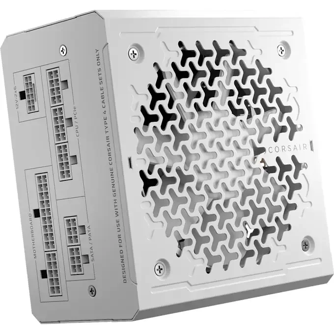 Corsair RM850e 850W 80+ Platinum Fully Modular ATX 3.1 PCIe 5.1 Power Supply with ThermalProtect - White, image 1 of 1