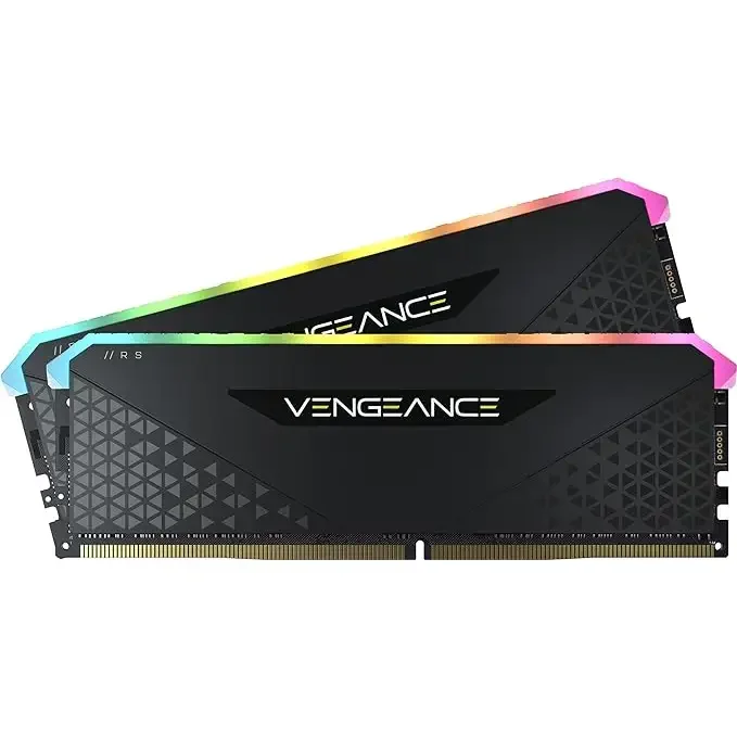Corsair Vengeance RGB RS Black 16GB (2x8GB) 3200MHz DDR4 Memory Kit, image 1 of 1