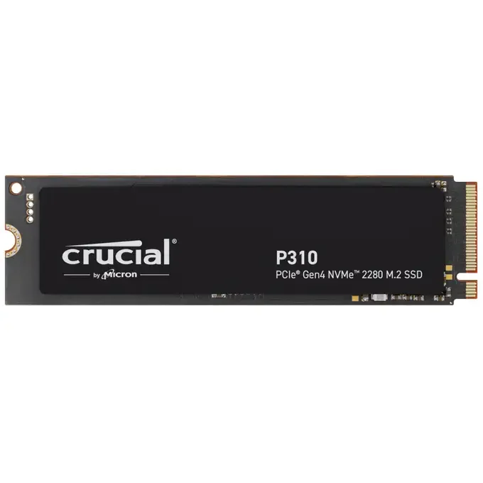 Crucial P310 2TB PCIe M.2 Gen 4 NVMe SSD - Read 7100MB/s Write 6000MB/s - CT2000P310SSD8, image 1 of 1