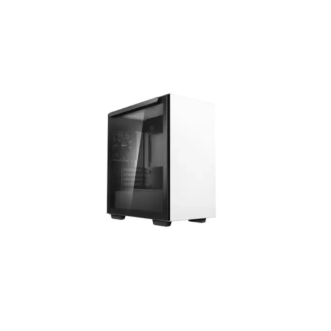 DEEPCOOL MACUBE 110 micro-ATX Mini Tower Tempered Glass PC Gaming Case - White, image 1 of 1