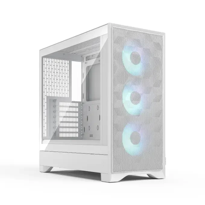 Fractal Design Pop 2 Air TG RGB ATX Tempered Glass Midi Tower - White - FD-C-POA2A-04, image 1 of 1