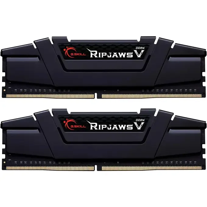 G.SKILL RipjawsV 32GB (16GB x2) DDR4 PC28800 3600MHz CL18 Memory Kit - F4-3600C18D-32GVK, image 1 of 1