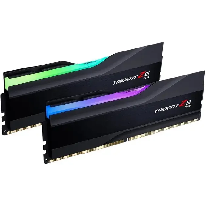 G.SKILL Trident Z5 RGB 64GB (32GB x2) DDR5 6000MHz CL36 - F5-6000J3636F32GX2-TZ5RK, image 1 of 1
