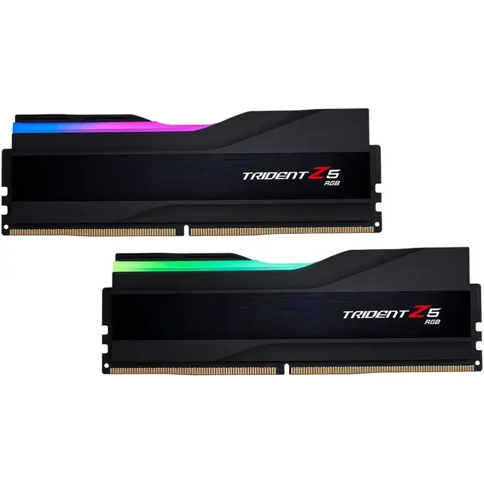 G.SKILL Trident Z5 RGB DDR5 48GB (24GBx2) 7200MHz CL36 KIT - F5-7200J3646F24GX2-TZ5RK, image 1 of 1