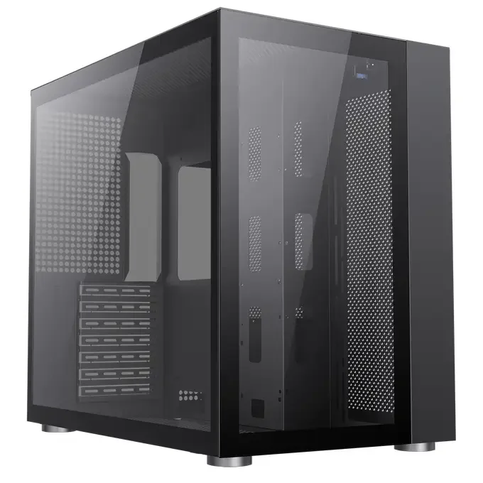 GameMax Infinity Mid-Tower ATX PC Black Gaming Case With Tempered Glass Side Panel, image 1 of 1
