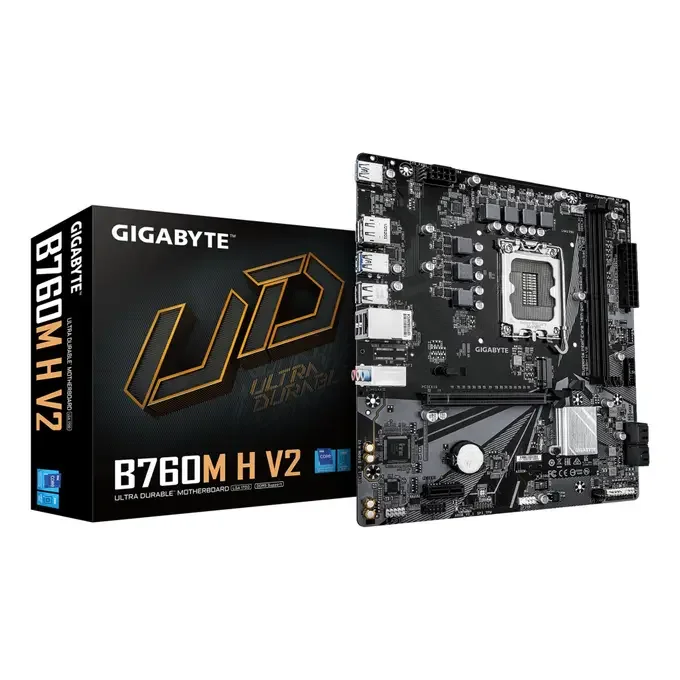 Gigabyte B760M H V2 LGA 1700 B760 Micro-ATX Motherboard - DDR5, image 1 of 1