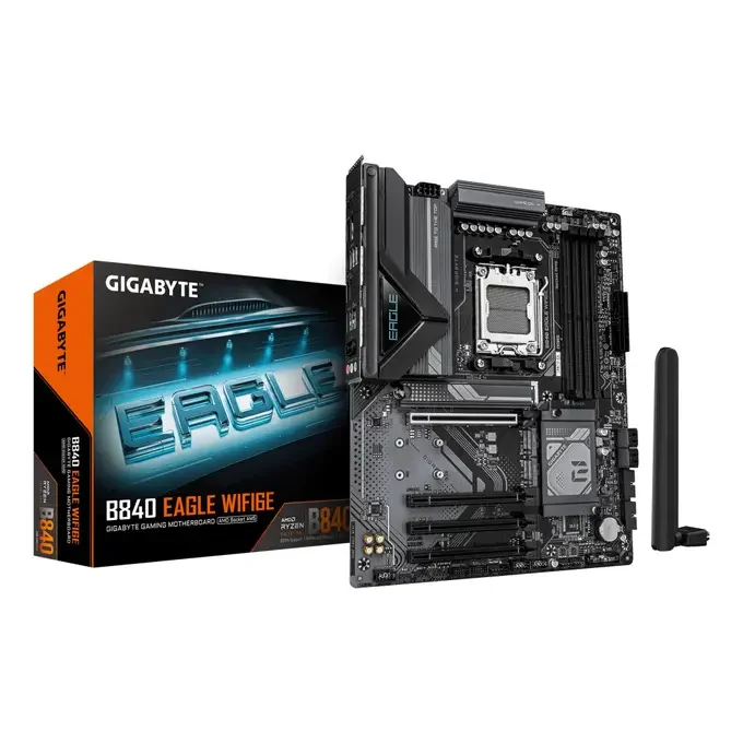 Gigabyte B840 EAGLE WIFI6E AM5 B840 ATX Motherboard - DDR5, WIFI 6E, image 1 of 1