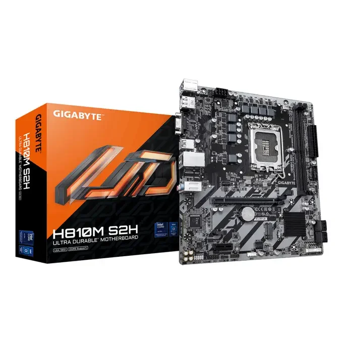 Gigabyte H810M S2H LGA 1851 H810 Micro-ATX Motherboard - DDR5, image 1 of 1