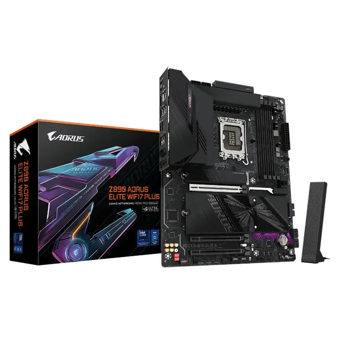 Gigabyte Z890 AORUS ELITE WIFI7 PLUS LGA 1851 Z890 ATX Motherboard - DDR5, WIFI 7, image 1 of 1