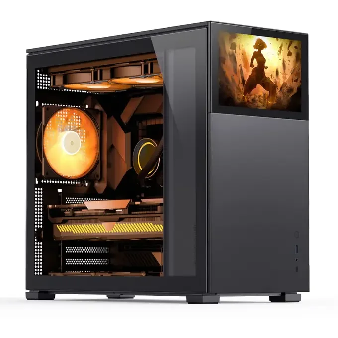 Jonsbo D41 Standard Screen ATX PC Case – Black, Tempered Glass, image 1 of 1